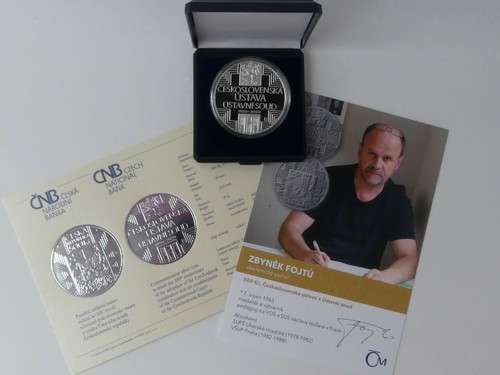 TSCHECHIEN 2020 500 KRONEN SILBER MÜNZE COIN PP PROOF - 100 JAHRE VERFASSUNG - - Bild 1 von 5