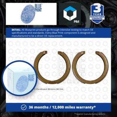 Handbrake Shoes Set ADG04128 Blue Print Parking 583053SA20 583053SA30 B521030