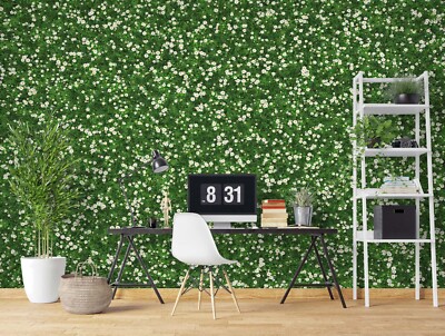 3D Tiny White Flowers G4501 Wallpaper Wall Murals Removable Self-adhesive Erin