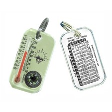Sun Company Luminous Therm-o-Comp – Luminous Zipper Pull Compass & Thermometer
