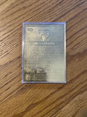 Fleer Michael Jordan 1986 Rookie 23Kt Gold Card Signature #1659