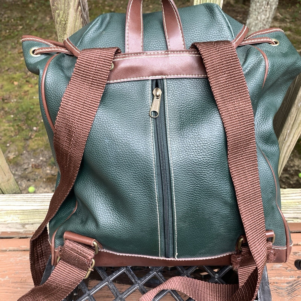 Women Leather Backpack Bundle with Retro Bucket Bag Vintage? ESPRIT Vintage 90 main image 3
