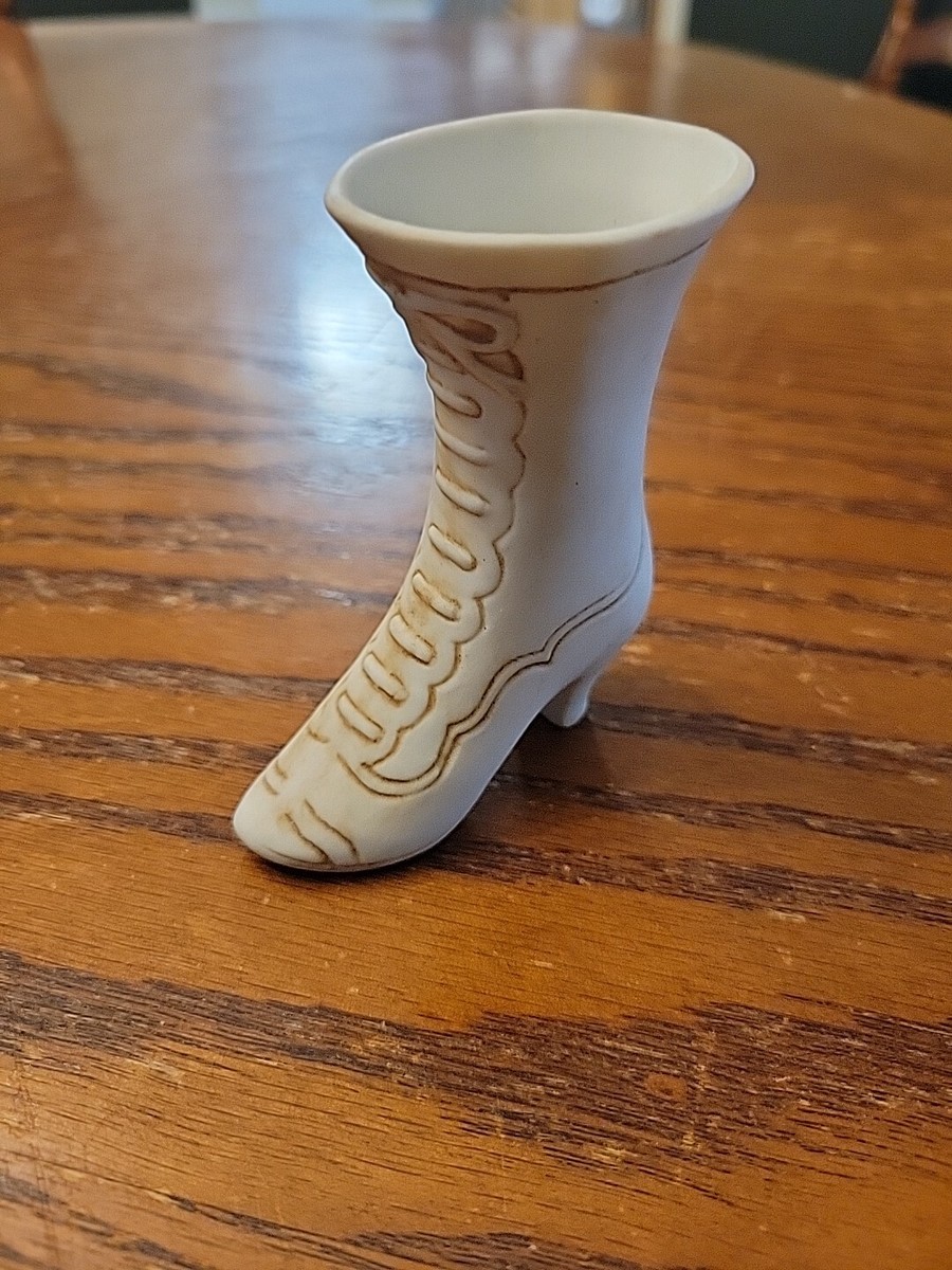 Vintage Miniature Laced Boot by Lefton #1785 Japan Porcelain