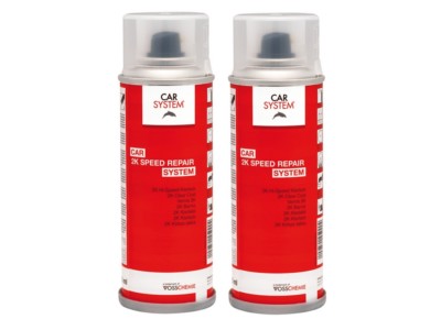2x 400ml Spraydose Carsystem 2K High Speed Klarlack Spot Repair Lackpoint Glanz