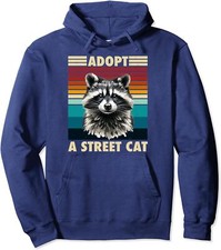 Raccoon Vintage Retro Racoon Gifts Funny Love Animals Unisex Hooded Sweatshirt