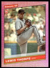 2020 Donruss Holo Pink Lewis Thorpe RC Minnesota Twins #251