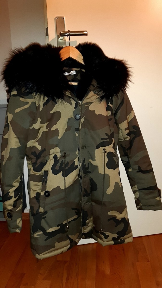 Field Jacket Army Jacke Mit Fell Winterjacken Herren Vintage 70er