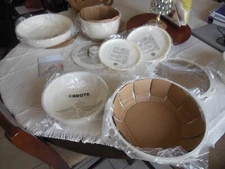 CAROTE - 11 pc. Set White Non-Stick Induction Granite Cookware * Free Shipping