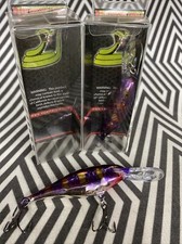 (2) Rapala Deep Shad Rap Lure SR7 VIPER CUSTOM LURES Custom Color - FAST SHIP!