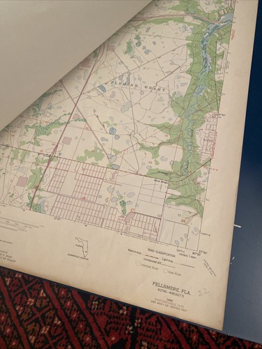 Collection Of 66 Topography Florida Maps 1949-1970 Series 847 CAPE CANAVERAL - Picture 8 of 10