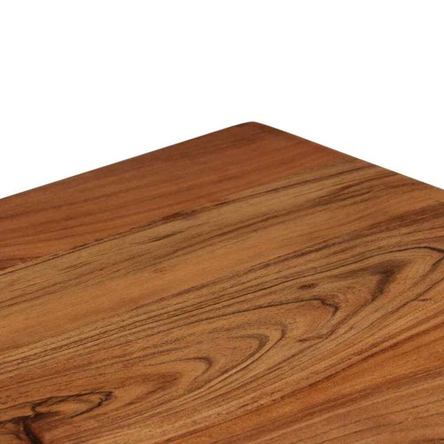 NNEVL Writing Table Solid Acacia Wood 110x50x76 cm - Picture 11 of 11