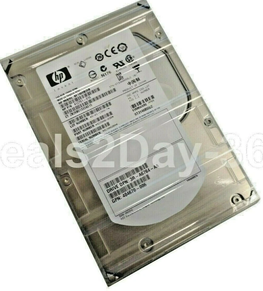 HP ST3146855LC U320 SCSI 146GB 15K HARD DRIVE 3.5in - Image 2 of 4