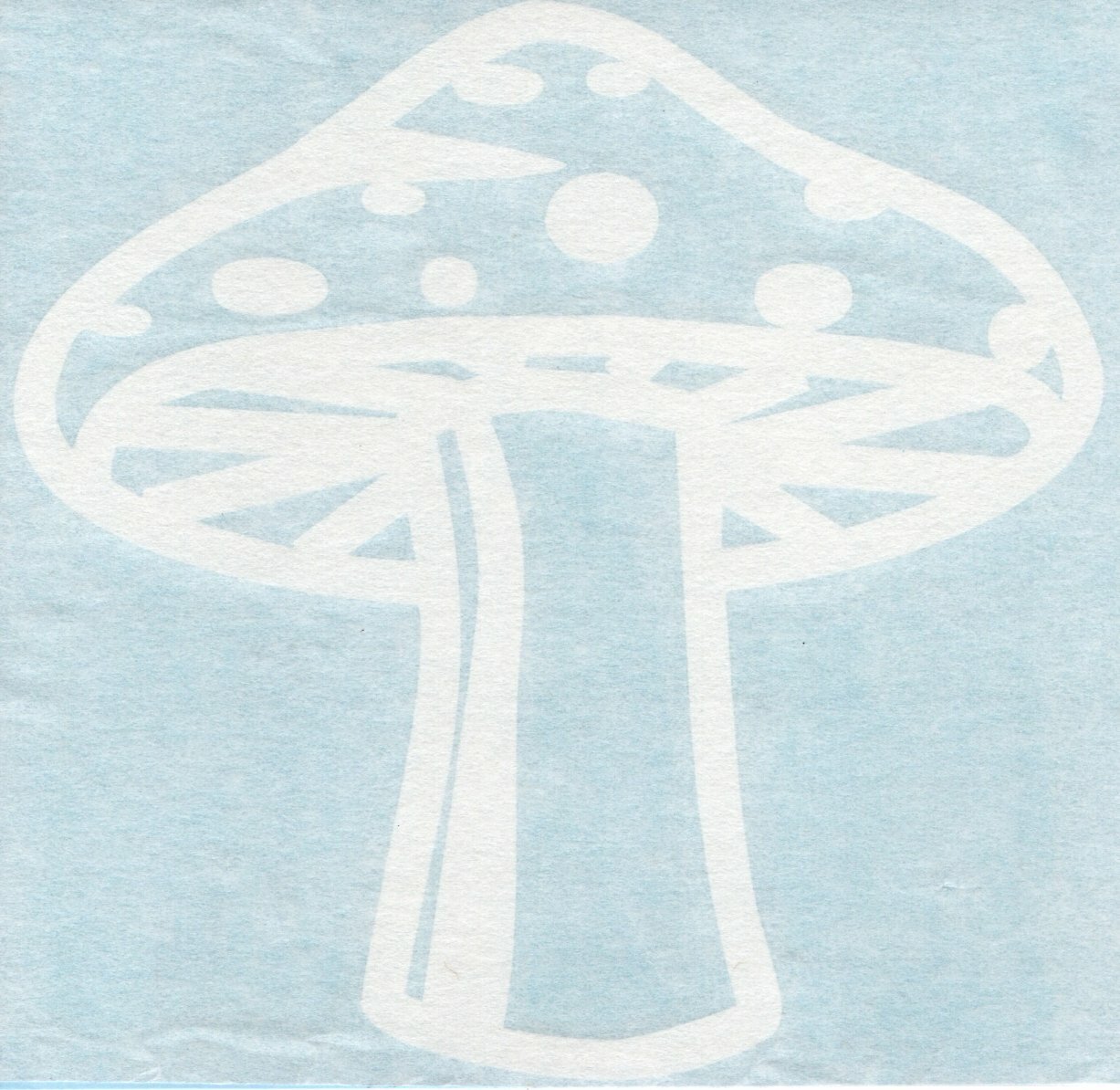 Hippie Mushroom - Hippy Funky Car Laptop Bumper Window Vinyl Decal Sticker 10259