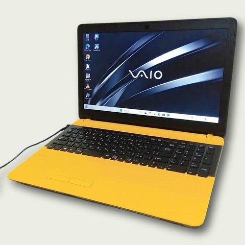 SONY VAIO C15 VJC151C11N Celeron SSD 480GB RAM 8GB 15.6 inches Yellow - Afbeelding 2 van 11