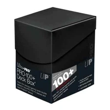 Ultra Pro Eclipse PRO 100+ Deck Box Jet Black Locking Lid with 1 Card Divider