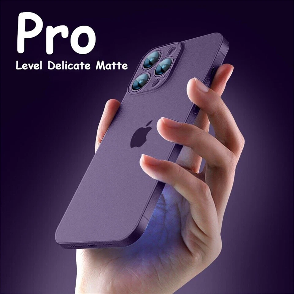 Matte Clear Case For iPhone 16 15 14 13 12 Pro Max Ultra Slim Shockproof Cover - Image 4 of 4