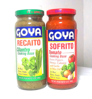 Goya Recaito Sofrito Spanish Spice Cilantro Tomato PortoRico Cooking Base Veggie