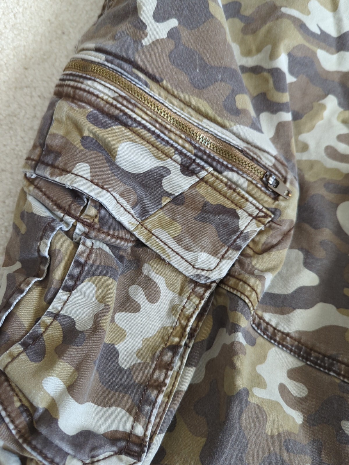 American Rag Shorts Mens 33 Camo Baggy Skater Pockets Outdoor Stretch