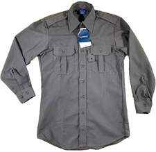 Propper Tactical Gray Small Long Sleeve Shirt Poly-Cotton F5302 New With Tags