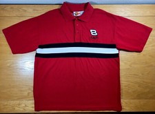 DALE EARNHARDT, JR. Winner's Circle NASCAR Red 100 Cotton Polo Shirt Men's XL