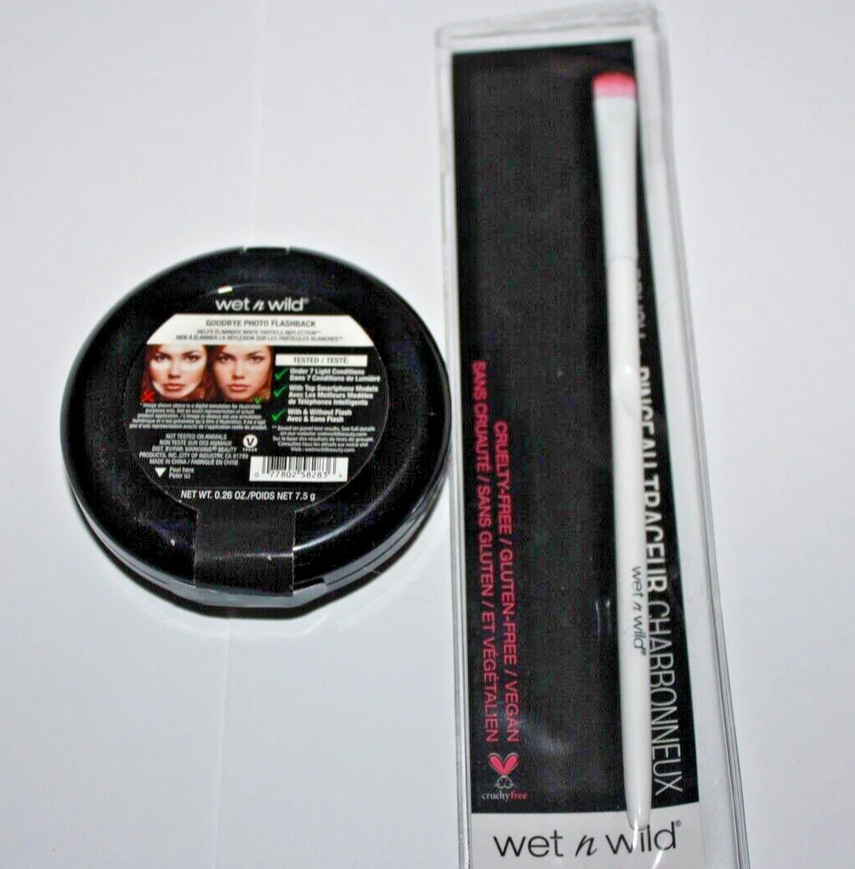 Wet n Wild Photofocus Pressed Powder 828C Cocoa Sealed + Brush - Image 2 of 2
