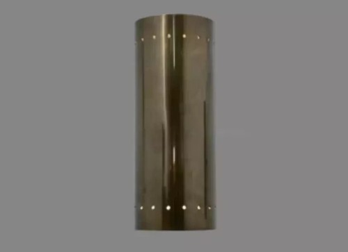 Antyczny mosiężny cylinder Lampa ścienna Lampa z połowy wieku Lampa ścienna Lampa toaletkowa - Zdjęcie 2 z 3