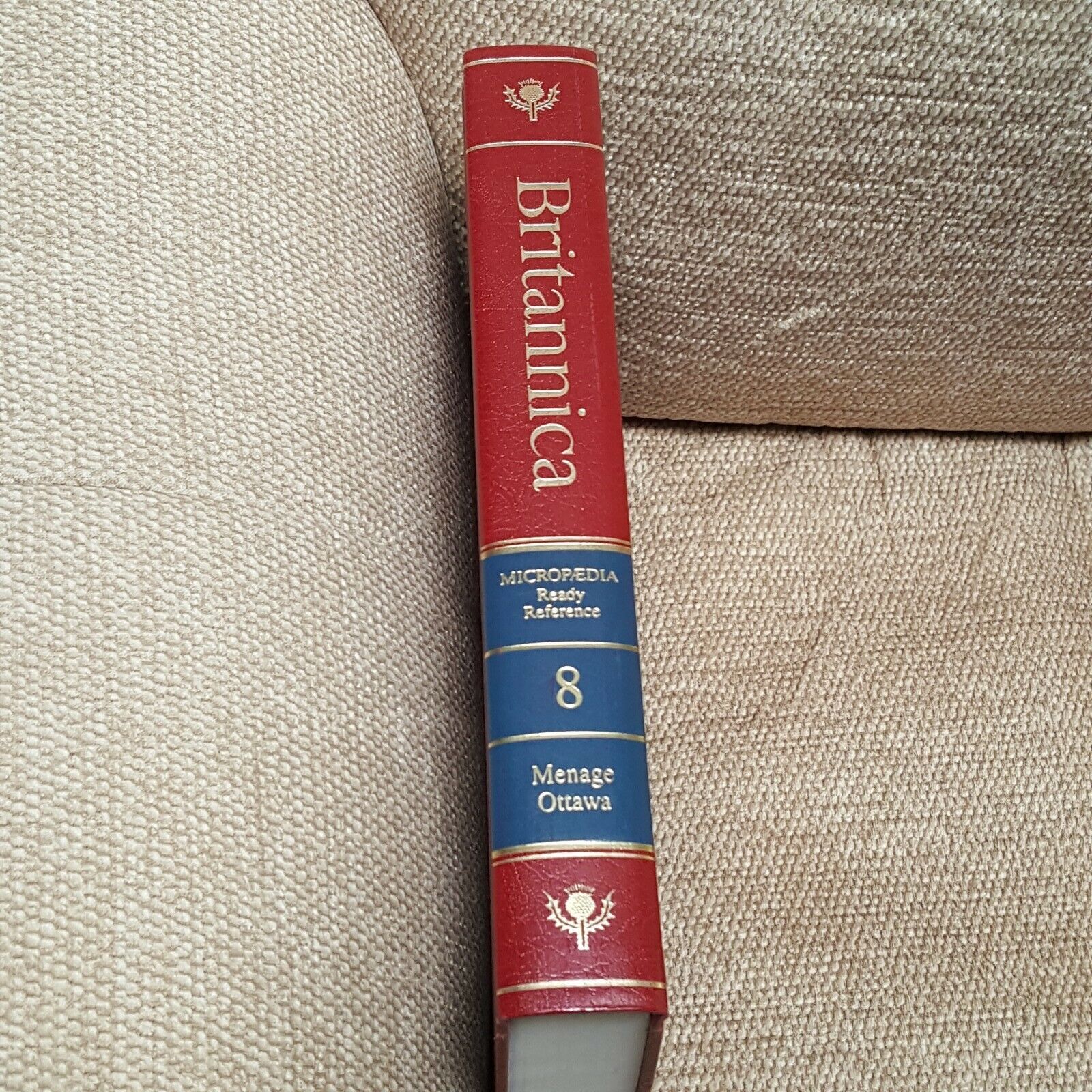 Encyclopedia Britannica Ready Reference Micropedia Vol 8 Menage Ottawa