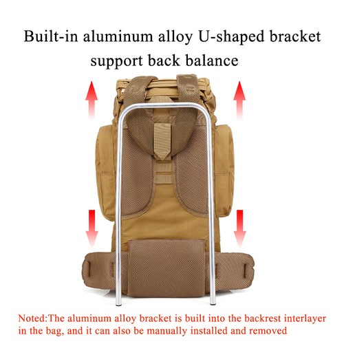 65L Reisetasche Militär Taktischer Rucksack Backpack für Camping Wandern Outdoor USA - Bild 4 von 44