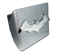 Batman 3d Logo Dc Comics Emblem Brushed Chrome Trailer Hitch Cover Usa Made