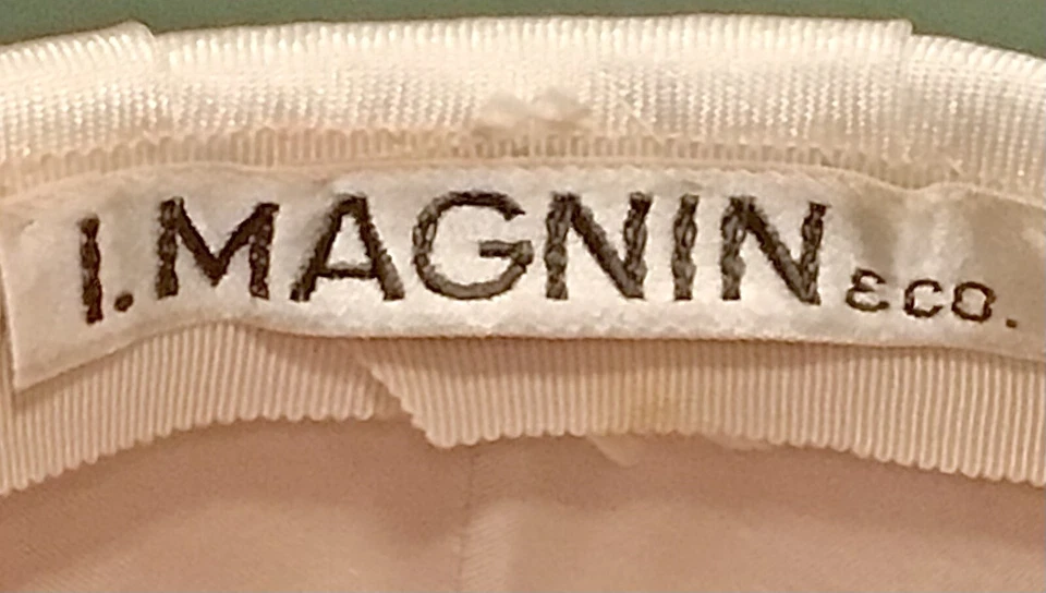 NWT Vintage I.MAGNIN Pillbox Hat Ivory Silk Mid 60’s Size Sm 6¾ Excl’t Cond. - Image 4 of 4