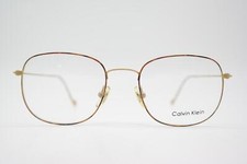 Vintage Glasses Calvin Klein CK 116 Multicolored Gold Oval Glasses Frame