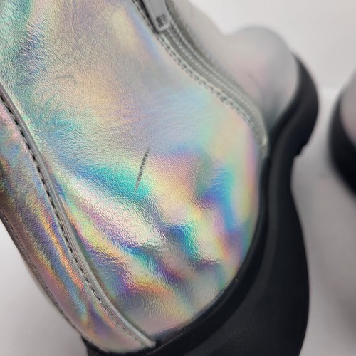 Dolce Vita Cole Glitter Metallic Sparkle Girls Chelsea Ankle Boots Size 5 - Picture 4 of 12