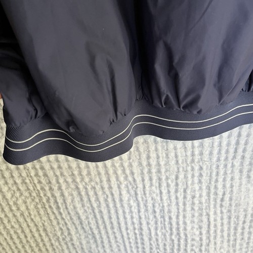 Foot Joy Wind Shirt Womens M Navy Blue Vneck Pullover Golf Lightweight Jacket - Picture 7 of 11