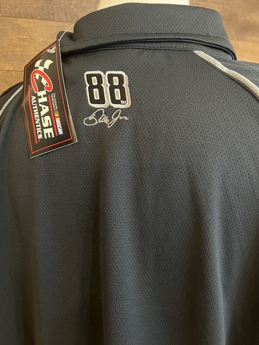DALE Jr 88 /Chase Golf Shirt 2XL Black/Grey New With Tags! National Guard - Picture 4 of 6