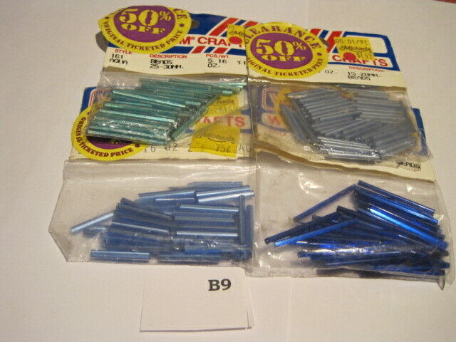 Holiday Bead Sale Super 1994 Low Prices Imported Glass Beads Today! Lot of 4-B9