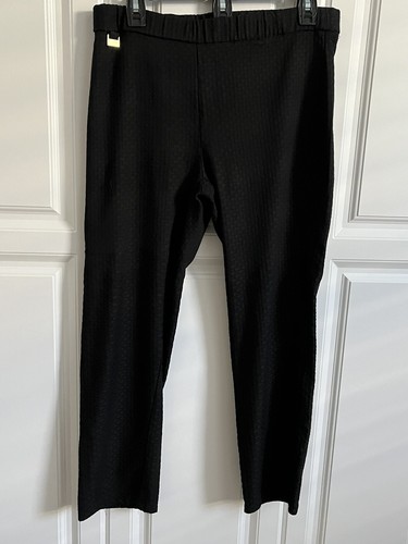 Dash Black Stretch Pants Pull On Rayon Blend XL Elastic Waist 32"-37" - Picture 4 of 8