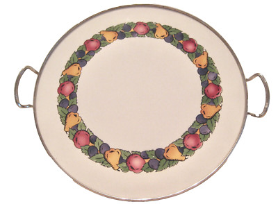 grosse Jugendstil Tortenplatte True Vintage Kuchenplatte  nice old Cake Plate 