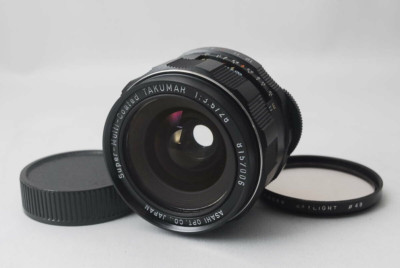 [Near MINT]  PENTAX SMC Super Multi Coated TAKUMAR 28mm F3.5 MF Lens From JAPAN