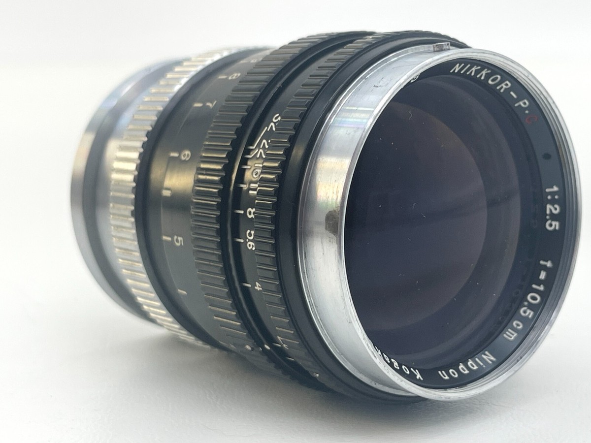 Nikon Nippon Kogaku Nikkor P C 105mm f/2.5 PC S Mount Lens