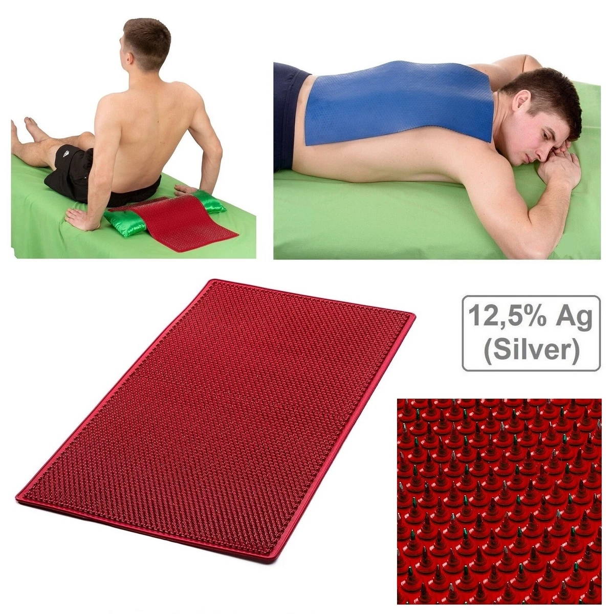 LYAPKO Acupuncture Mat Big Pad 6,2 Acupressure Applicator Massager 4538 Needles