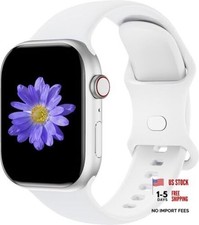 Sport Bands Compatible with Apple 38mm/40mm/41mm/ 42mm-Series 10/11 S/M White