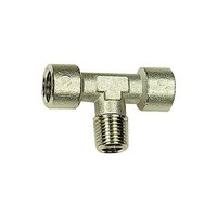 T-StüCk, Innen/AußEn/Innen, G/R 1, Sw 30, Messing Vernickelt