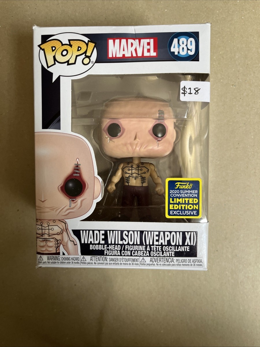 【新品未開封】funko pop ウェイド・ウィルソン　デッドプール Funko Pop Wade Wilson Weapon XI 489 Marvel San Diego Comic
