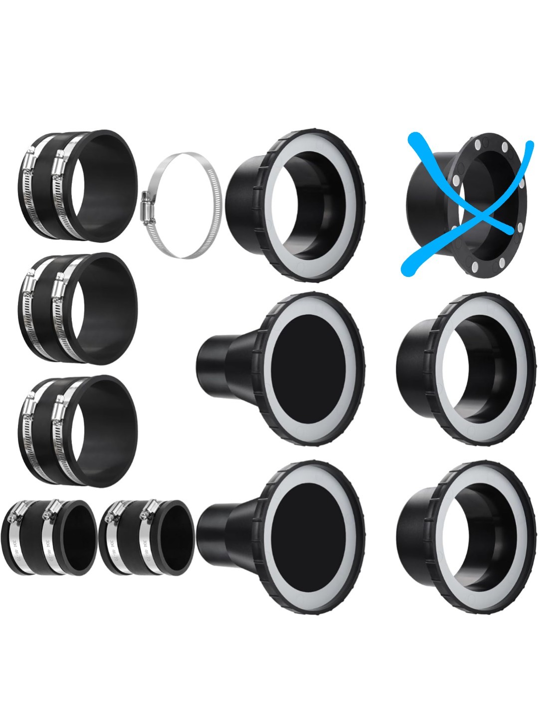 4" Magnetic Dust Collection Fittings for Dust Collectors Woo