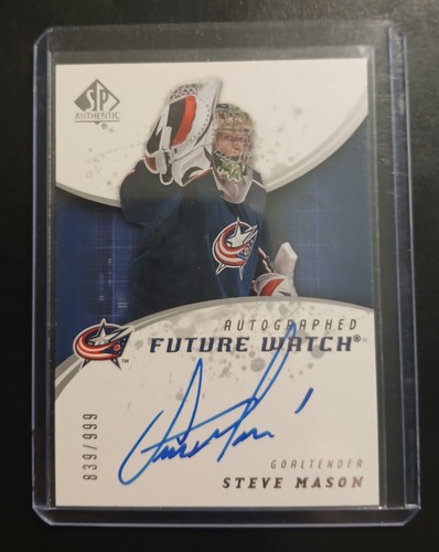 Steve Mason [Autograph] #209 2008 SP Authentic card