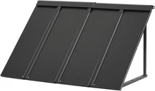 Fixed Metal Awning 44 x 24 in, Window Awning Door Canopy, Stable Triangle Steel