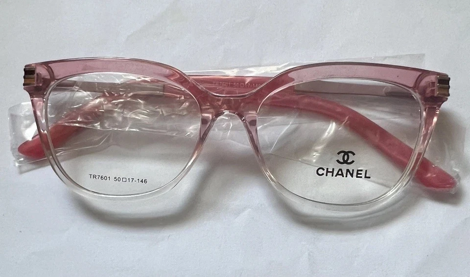 Chanel Eyeglasses Frame, pink . 50,17,146. Woman. (Sale Price). V Nice Quality - Image 2 of 4