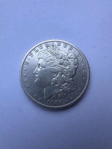 Morgan Silver Dollar $1 Coin 1885 Mint O Circulated 0.9 Fineness Uncertified