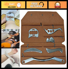 6-in-1 Stainless Steel Gua Sha Massage Tool Set for Soft Tissue Relief  Acupoin