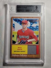 2011 Topps Heritage Bryce Harper Clubhouse Collection Jersey Nationals Phillies